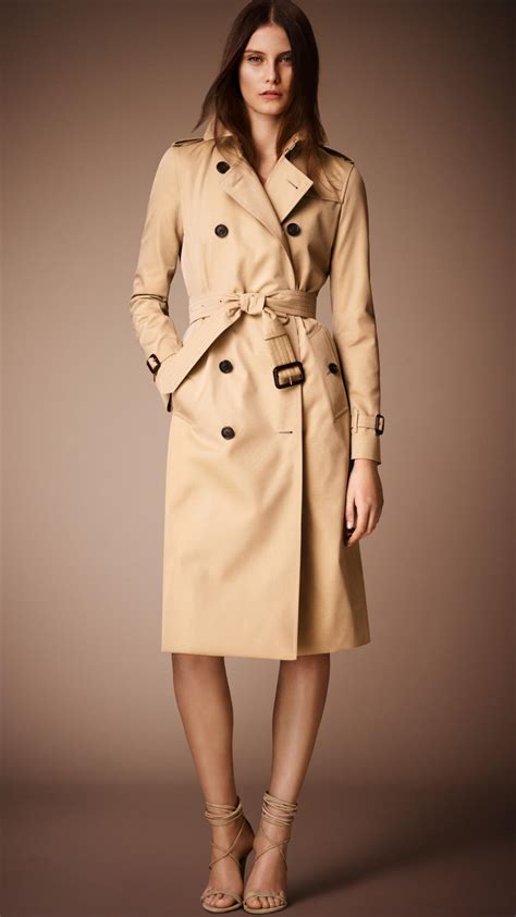 BURBERRY Long Kensington Heritage Trench Coat 